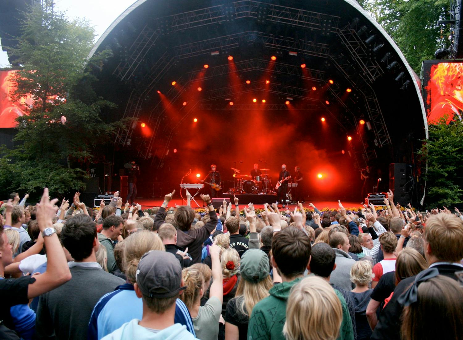 koncert udendoers Festareilla